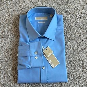 Michael Kors Blue Dress shirt NWT